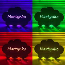Lampka chmurka LED dla dziecka personalizowana...