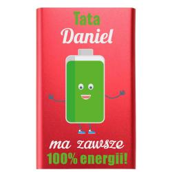 Powerbank z nadrukiem prezent dla Taty...