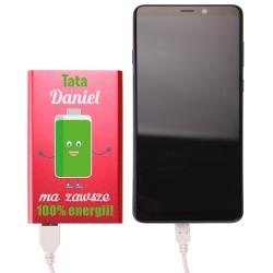 Powerbank z nadrukiem prezent dla Taty...