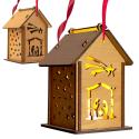 Ciemny lampion adwentowy na roraty z olchy