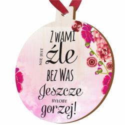 Medal z wstążką upominek na Dzień Kobiet 8...