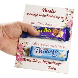Tabliczka na słodycze prezent upominek na Dzień...