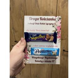 Tabliczka na słodycze prezent upominek na Dzień...