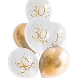 Balony urodzinowy z nadrukiem 30 w kolorze...