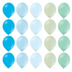 Zestaw balonów niebieskich, mix kolorów,...