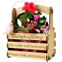 Nosidło doniczka z dedykacją prezent dla nauczyciela na koniec